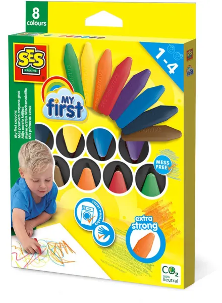 Mine første - Farveblyanter 8 stk