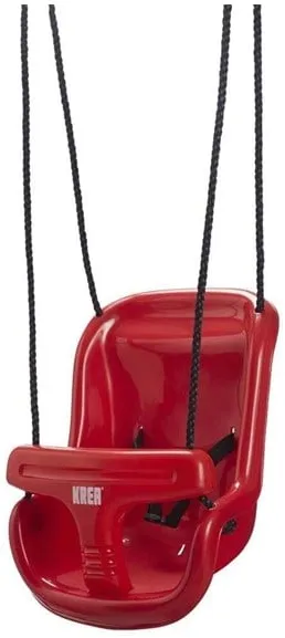 Krea Swing w/High Back In Plastic Red